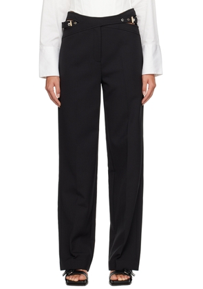 Dion Lee Black Interlock Trousers