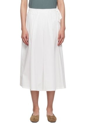 Weekend Max Mara White Folk Midi Skirt