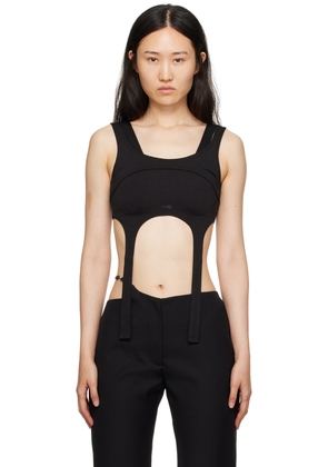 HELIOT EMIL Black Harness Tank Top