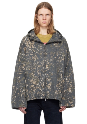 Diesel Green & Beige J-Lint Jacket