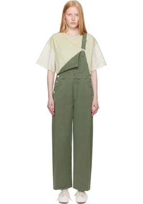 Citizens of Humanity Khaki Freya Denim Overalls