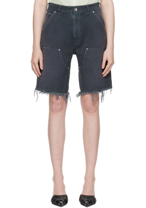 Maison Margiela Gray Stud Shorts