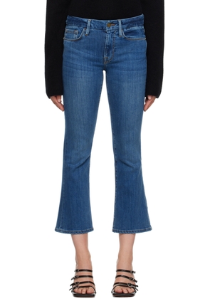 FRAME Blue 'Le Crop Mini Boot' Jeans