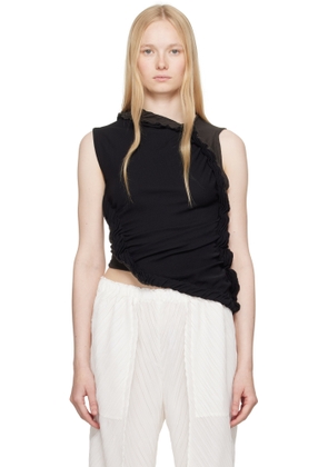 ISSEY MIYAKE Black & Gray Beanstalk Tank Top