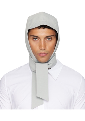 Jean Paul Gaultier Gray Long Panel Hood