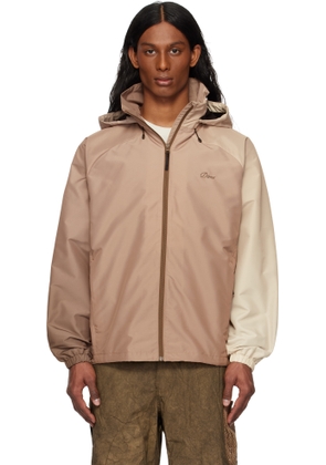 Dime Brown Gradient Windbreaker Jacket