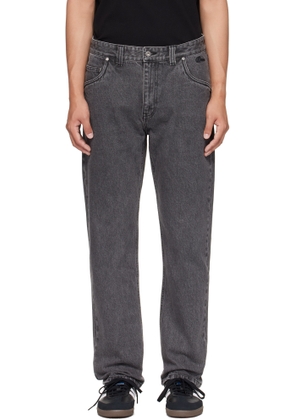 Dime Black Straight Jeans