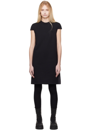 Moncler Black Knife Pleat Minidress