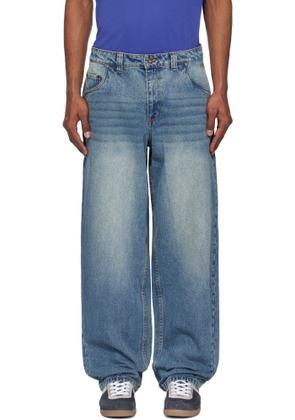 Dime Blue Classic Baggy Jeans