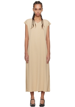CASEY CASEY Beige Coste 2/2 Midi Dress