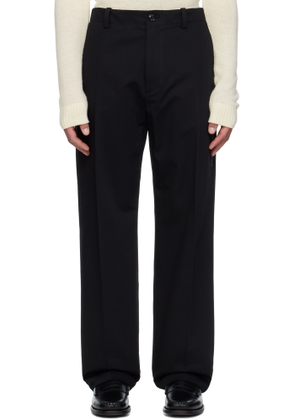 Moncler Genius Moncler x FRGMT Hiroshi Fujiwara Black Cotton Gabardine Trousers