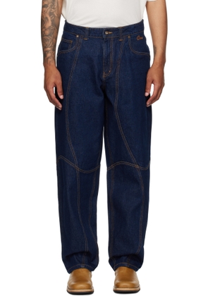 Dime Blue Classic Baggy Jeans