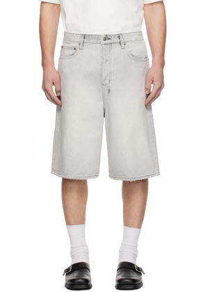 Ksubi White MAXX Snow Denim Shorts