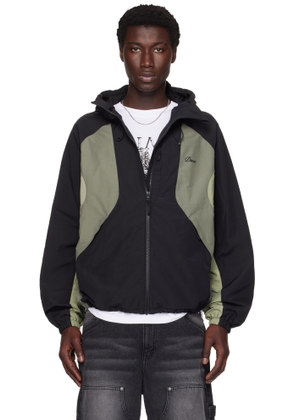 Dime Black & Gray Tech Windbreaker Jacket