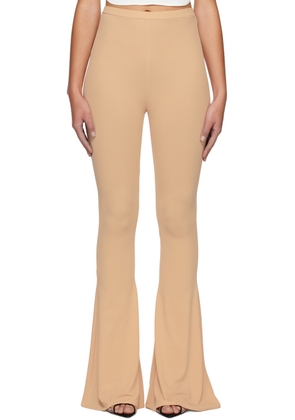 Magda Butrym Beige Flared Trousers