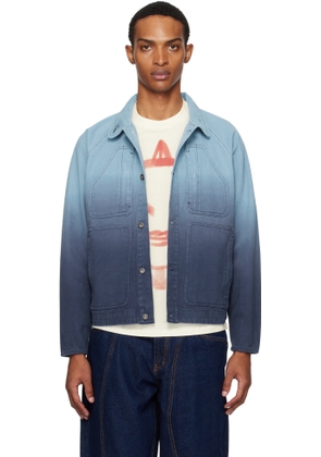 Dime Blue Dipped Chore Jacket