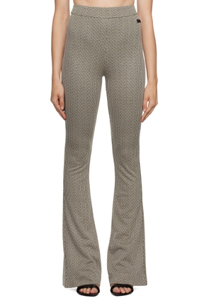 Balmain Beige Monogrammed Lounge Pants