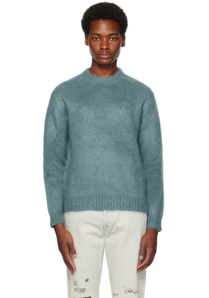 Golden Goose Blue Brushed Sweater