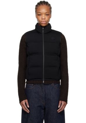 Moncler Black Quilted Down Vest