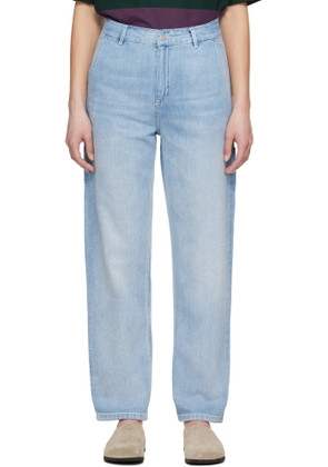 Carhartt Work In Progress Blue Pierce Straight Jeans