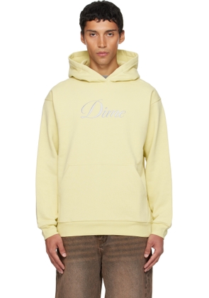 Dime Yellow Cursive Hoodie