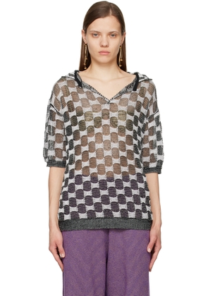 Isa Boulder SSENSE Exclusive Black & White Polo