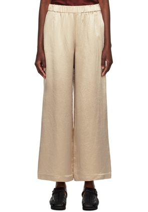 MM by Max Mara Beige Acanto Trousers