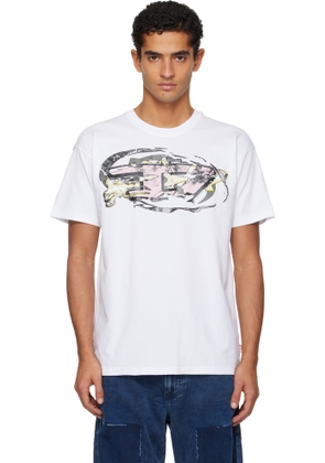 Diesel White T-Norm-T11 T-shirt