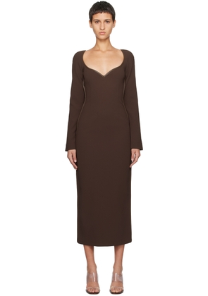 Paris Georgia Brown Fabienne Midi Dress