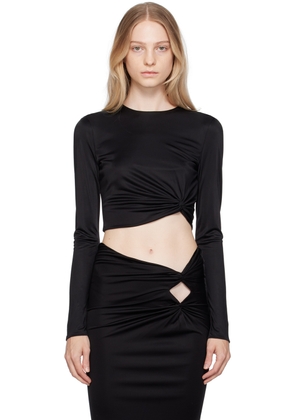 Versace Black Dua Lipa Edition Long Sleeve T-Shirt