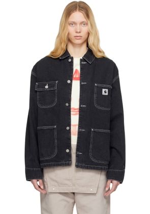 Carhartt Work In Progress Black OG Michigan Denim Jacket