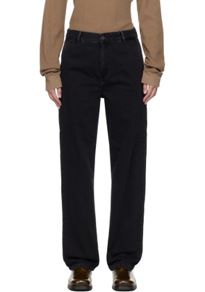 Carhartt Work In Progress Black Pierce Pant Straight Jeans