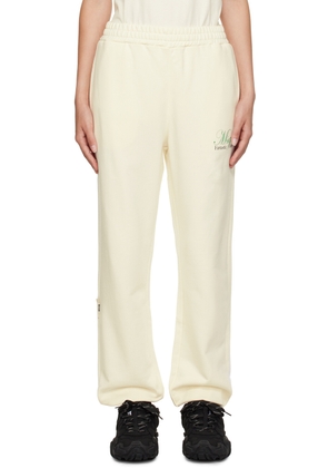 MSGM Off-White Three-Pocket Lounge Pants