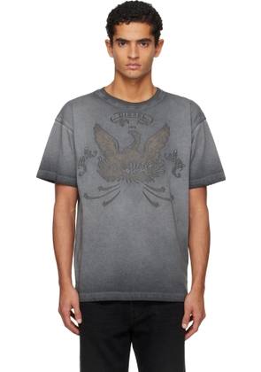Diesel Gray T-Norm-T9 T-shirt