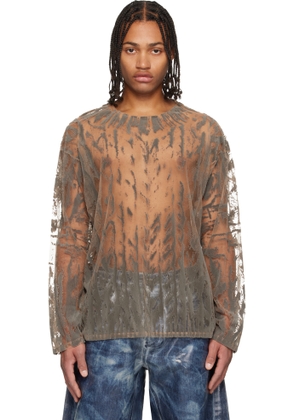 Diesel Gray T-Taras T-shirt