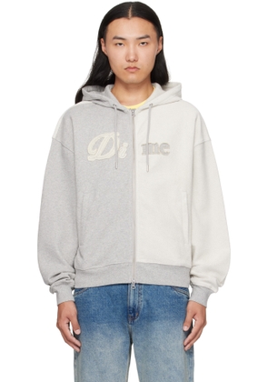 Dime Gray Reverse French Terry Zip Hoodie