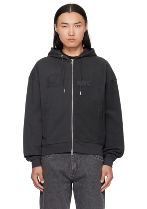 Dime Black Reverse French Terry Zip Hoodie
