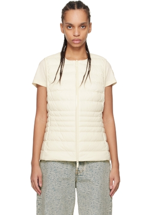 Moncler White Irigny Down Vest