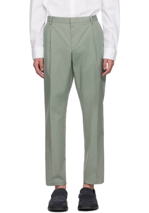Hugo Green Pleated Trousers