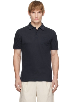 Sunspel Navy Riviera Polo