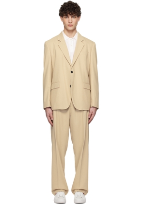 Hugo Beige Notched Suit