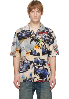 Hugo Multicolor Car Shirt