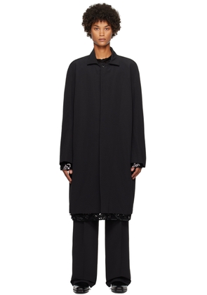 16Arlington SSENSE Exclusive Black Kastor Coat