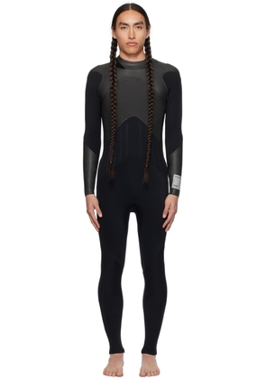 Dion Lee Haydenshapes by Dion Lee SSENSE Exclusive Black & Gray One-Piece