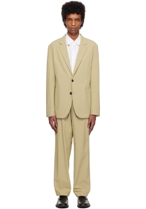 Hugo Beige Slim-Fit Suit
