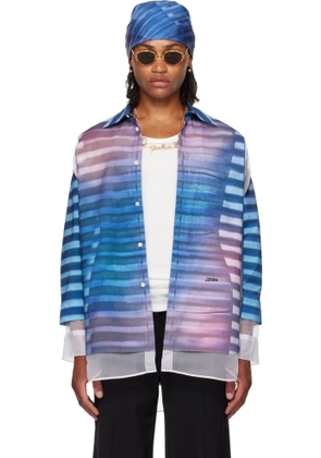 Jean Paul Gaultier Blue 'The Petit-Grand Air' Shirt