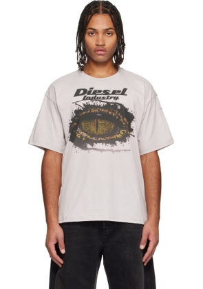 Diesel Gray T-Boxt-T25 T-shirt