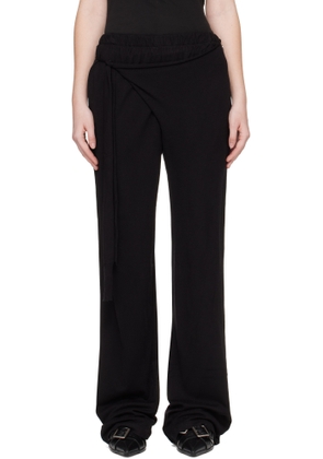 Ottolinger Black Knit Sweat Lounge Pants