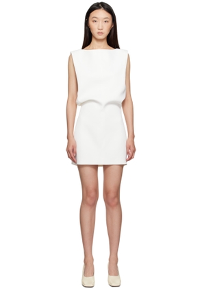 KHAITE White Toma Minidress