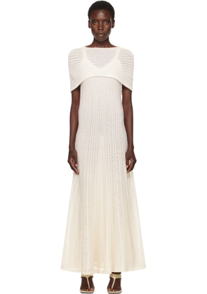 KHAITE Off-White Thora Maxi Dress